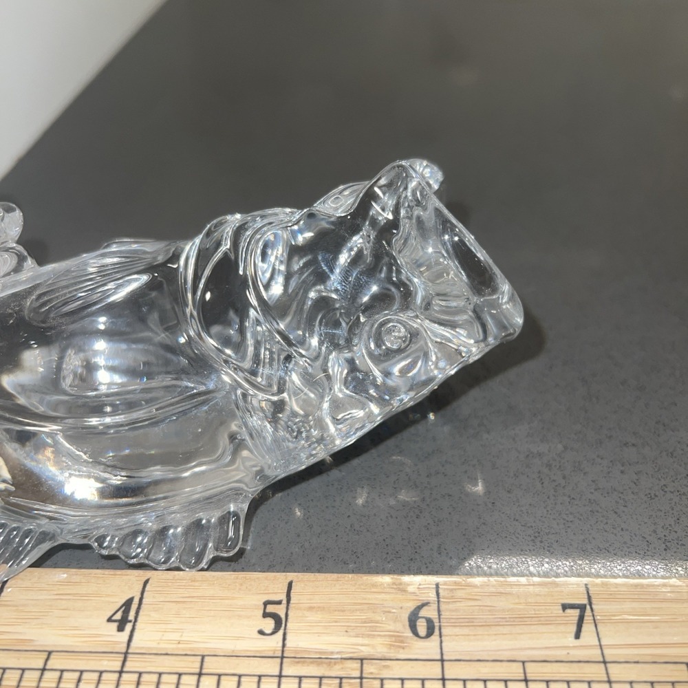 LARGE MOUTH BASS LEAD CRYSTAL PRINCESS HOUSE WONDERS OF THE WILD FISH FIGURINE - Picture 7 of 8